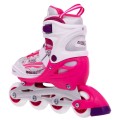 Korčule,  inline korčule, Sada 4v1 30-33 Ružové