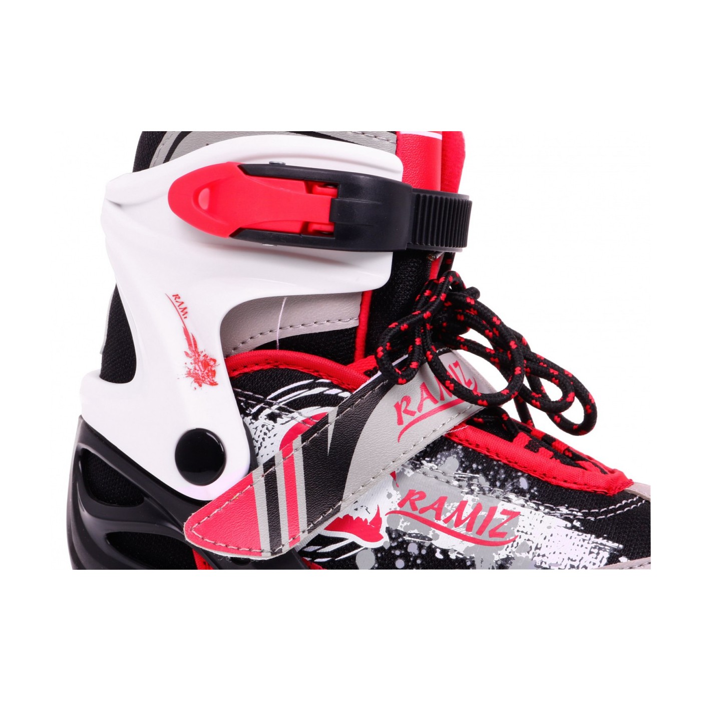 Korčule,  inlinekorčule, Sada 4v1 34-37 Červené