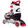 Korčule,  inlinekorčule, Sada 4v1 34-37 Červené
