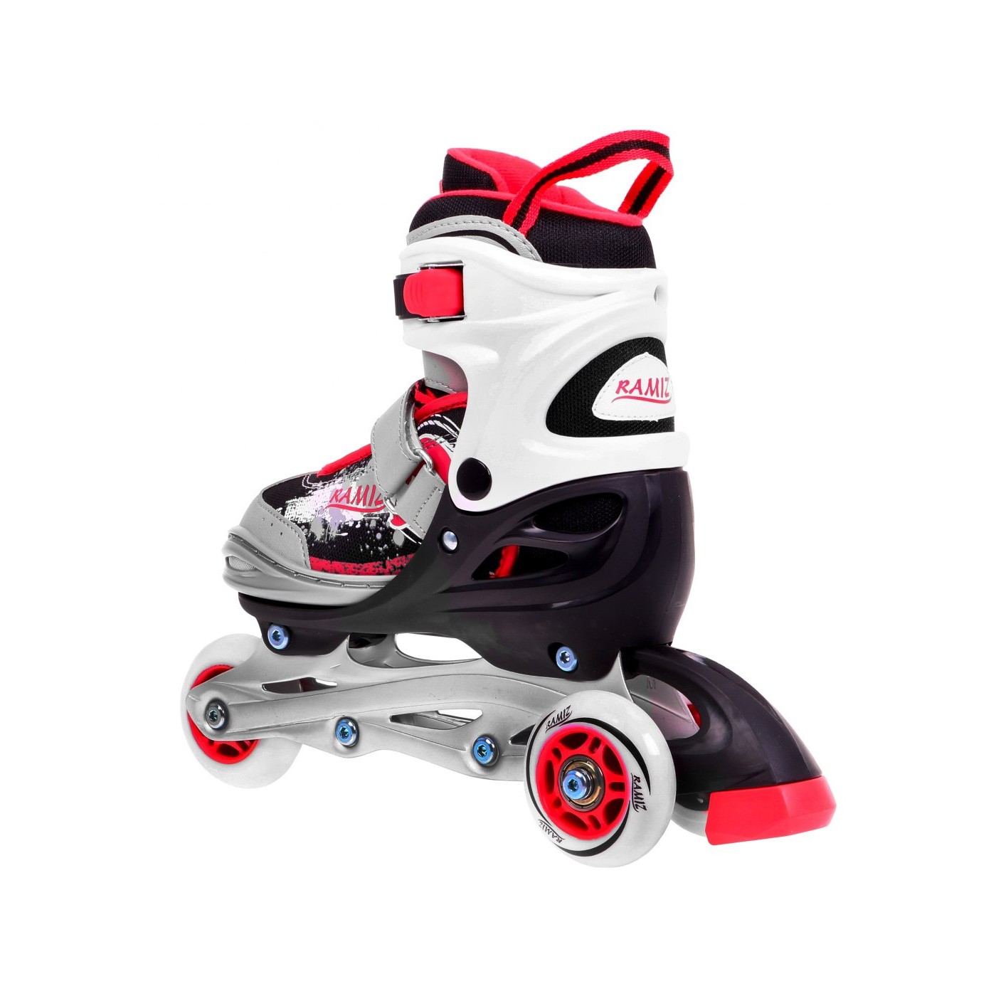 Korčule,  inlinekorčule, Sada 4v1 34-37 Červené