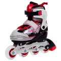 Korčule,  inlinekorčule, Sada 4v1 34-37 Červené