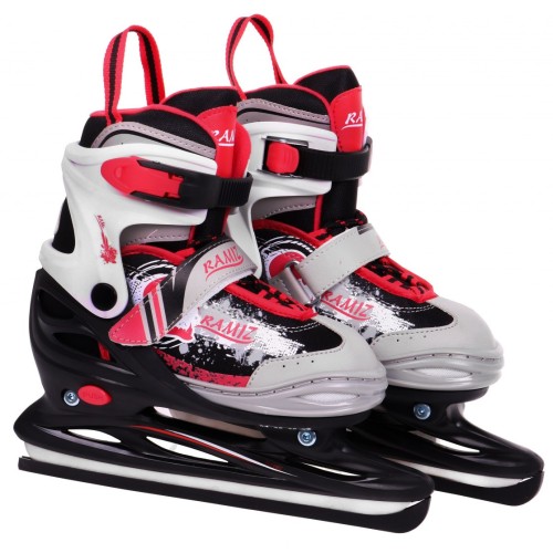 Korčule,  inlinekorčule, Sada 4v1 34-37 Červené