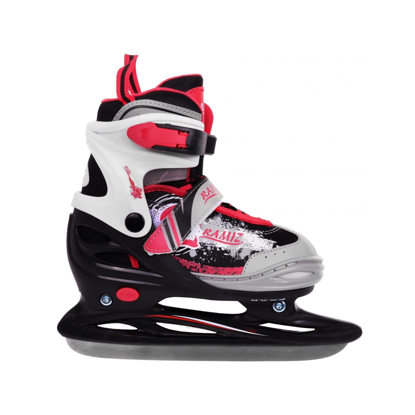 Korčule,  inlinekorčule, Sada 4v1 34-37 Červené