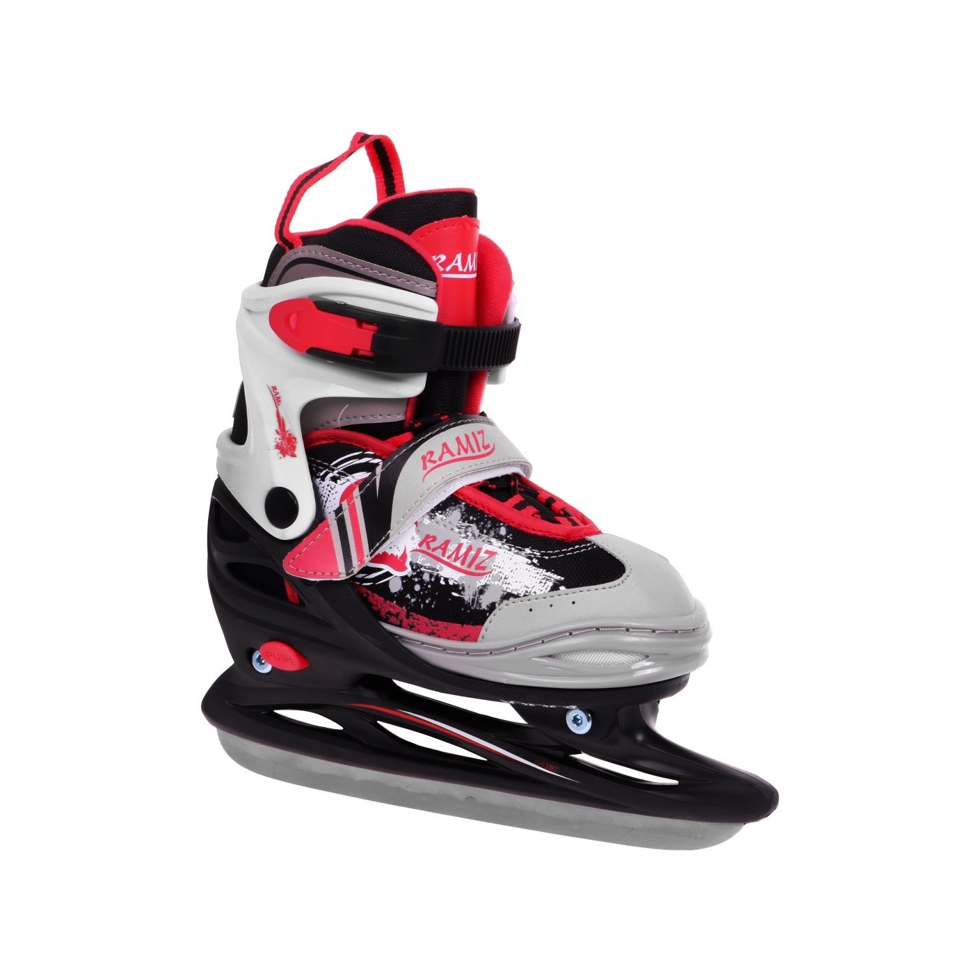 Korčule,  inlinekorčule, Sada 4v1 34-37 Červené