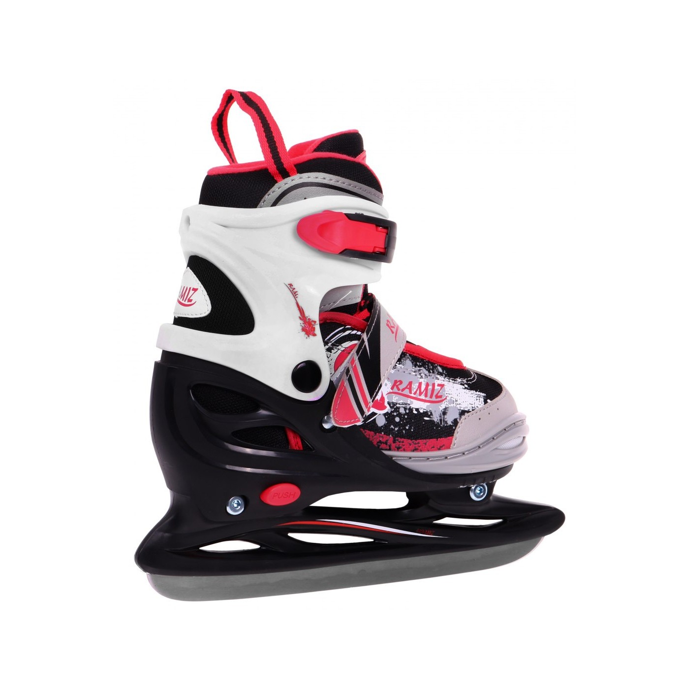 Korčule,  inlinekorčule, Sada 4v1 34-37 Červené