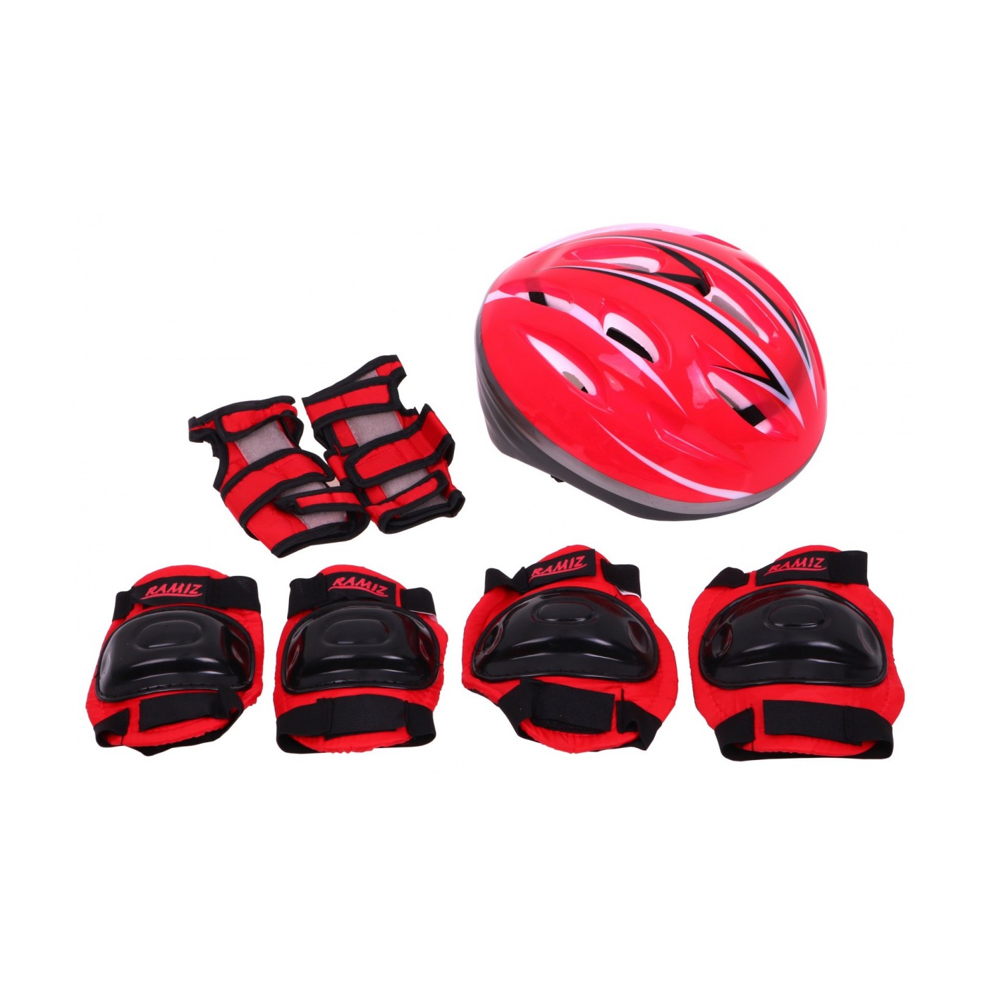 Korčule,  inlinekorčule, Sada 4v1 34-37 Červené