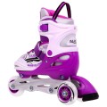 Korčule,  inline korčule, Sada 4v1 34-37 Fialové