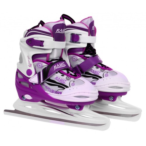 Korčule,  inline korčule, Sada 4v1 34-37 Fialové