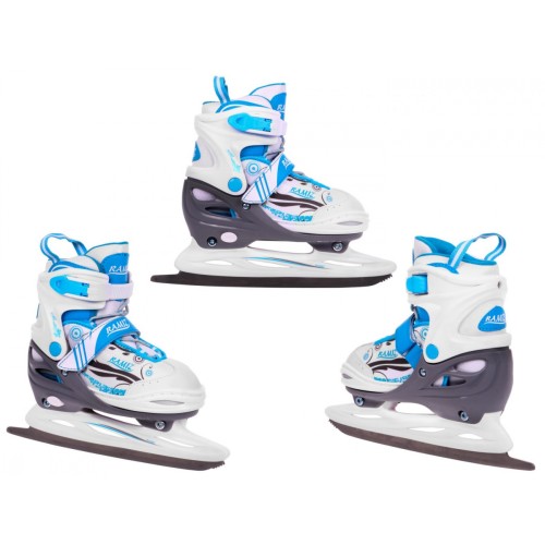 Korčule,  inline korčule, Sada 4v1 34-37 Modré