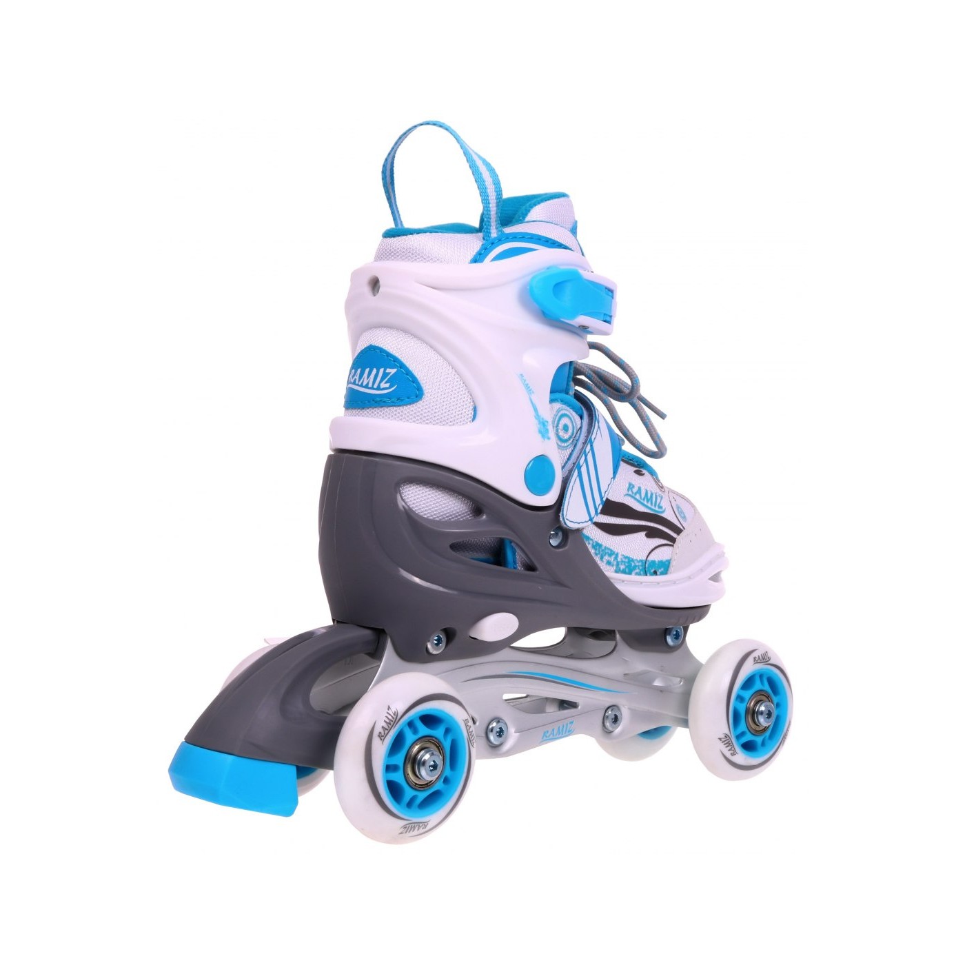 Korčule,  inline korčule, Sada 4v1 34-37 Modré