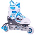 Korčule,  inline korčule, Sada 4v1 34-37 Modré