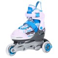 Korčule,  inline korčule, Sada 4v1 34-37 Modré