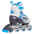 Korčule,  inline korčule, Sada 4v1 34-37 Modré