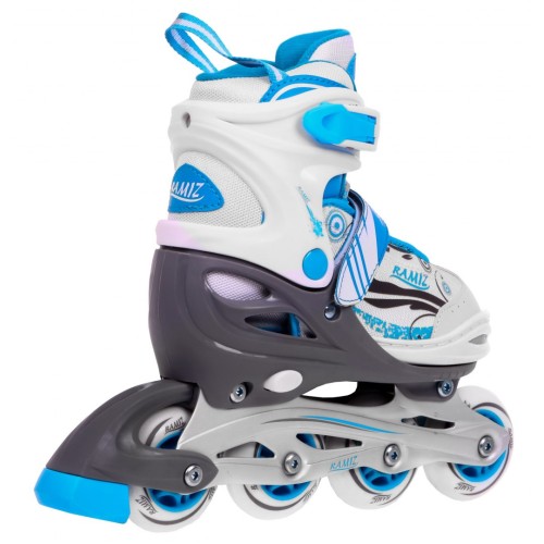 Korčule,  inline korčule, Sada 4v1 34-37 Modré