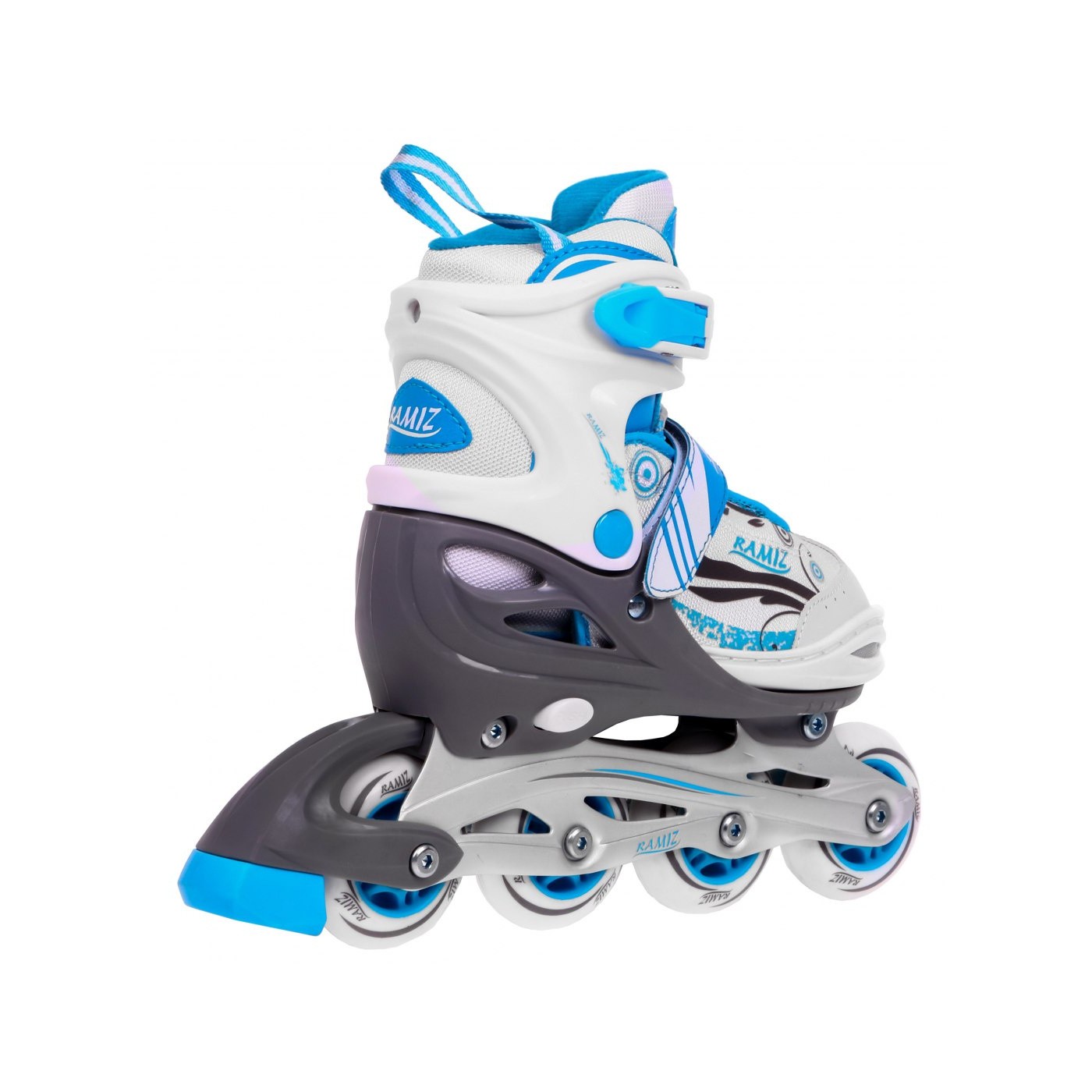 Korčule,  inline korčule, Sada 4v1 34-37 Modré