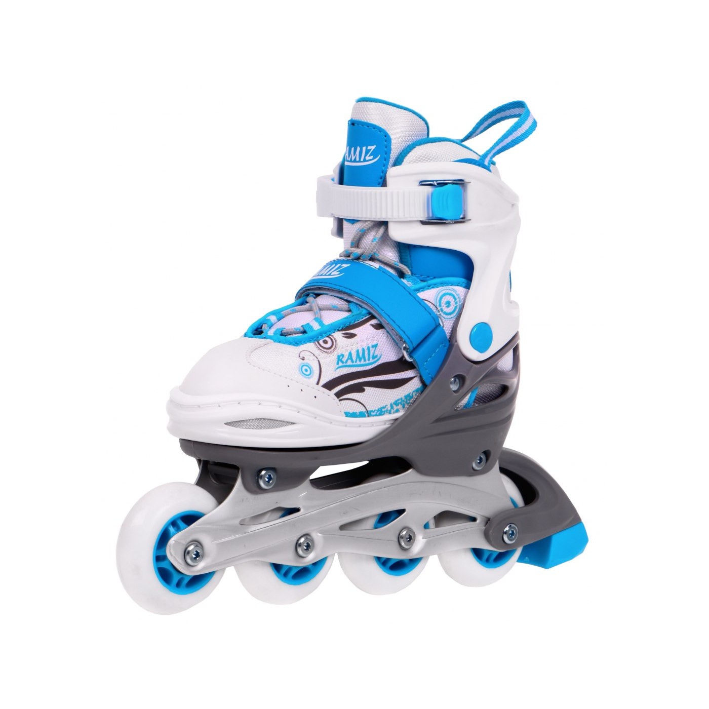 Korčule,  inline korčule, Sada 4v1 34-37 Modré