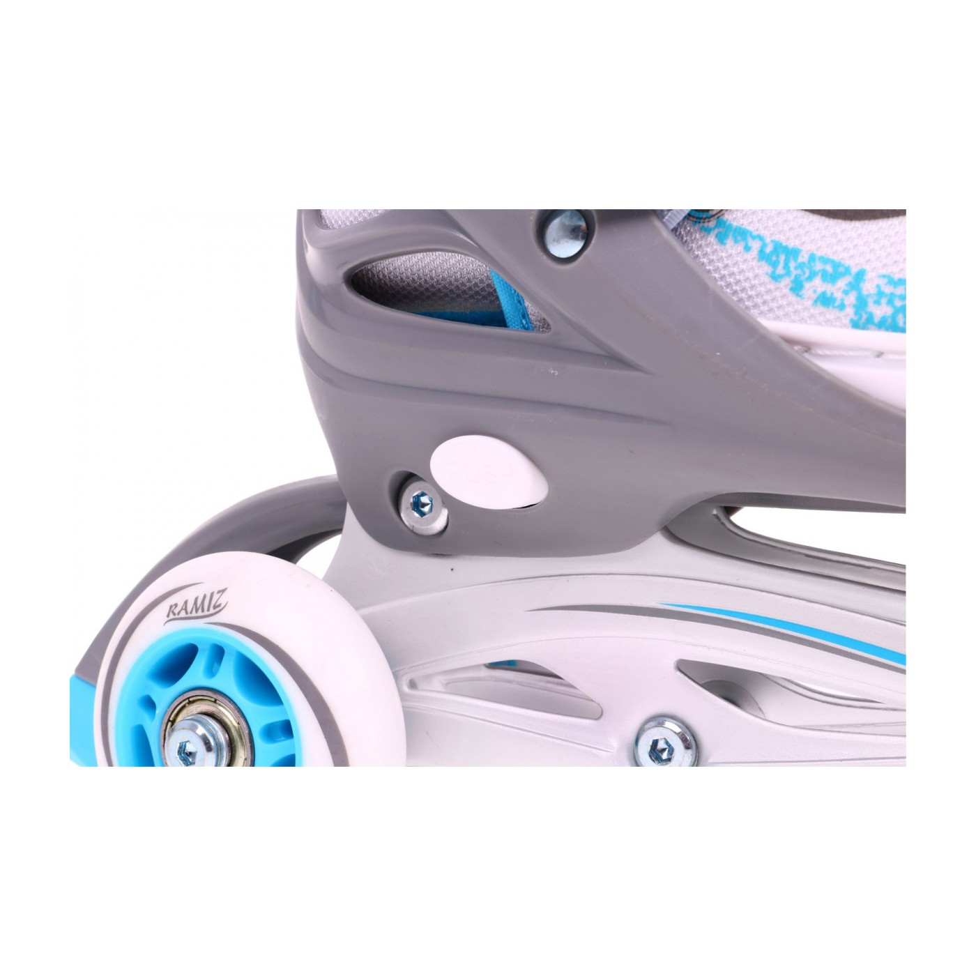 Korčule,  inline korčule, Sada 4v1 34-37 Modré