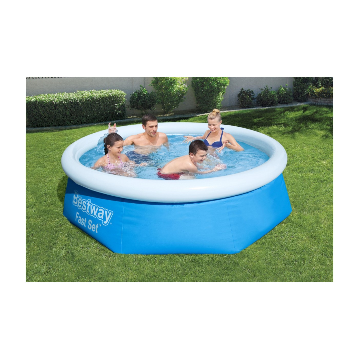 Bazén expanzný 8FT 244x66cm BESTWAY + Pumpa + Filter + Opravná záplata