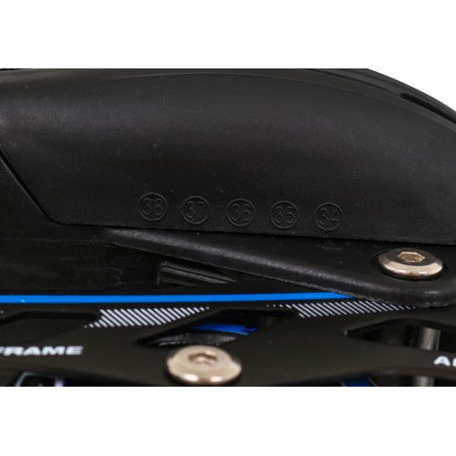 Sada 4v1 Korčule dvojradové korčule pre deti Veľkosť 34-38 Modrý