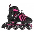Korčule,  inline korčule, Sada 4v1 34-38 Ružové