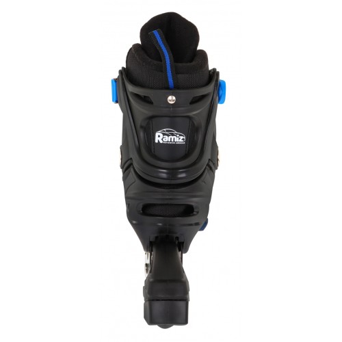 Sada 4v1 Korčule dvojradové korčule pre deti Veľkosť 39-43 Modrý