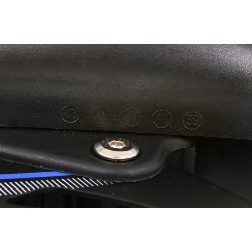 Sada 4v1 Korčule dvojradové korčule pre deti Veľkosť 39-43 Modrý