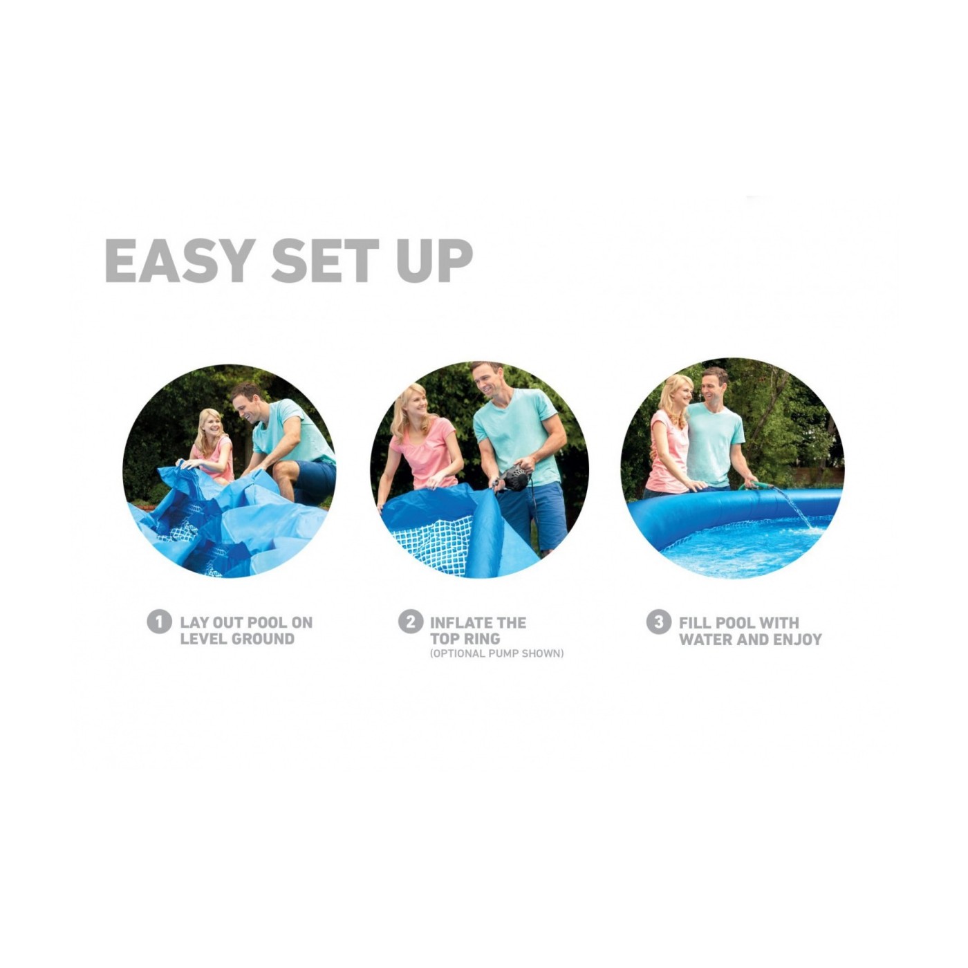 Bazén expanzný Easy Set 10Ft 305x76 cm s Pumpou INTEX