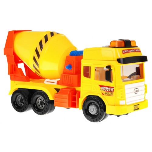 Autíčko domiešavač betónu zvuky