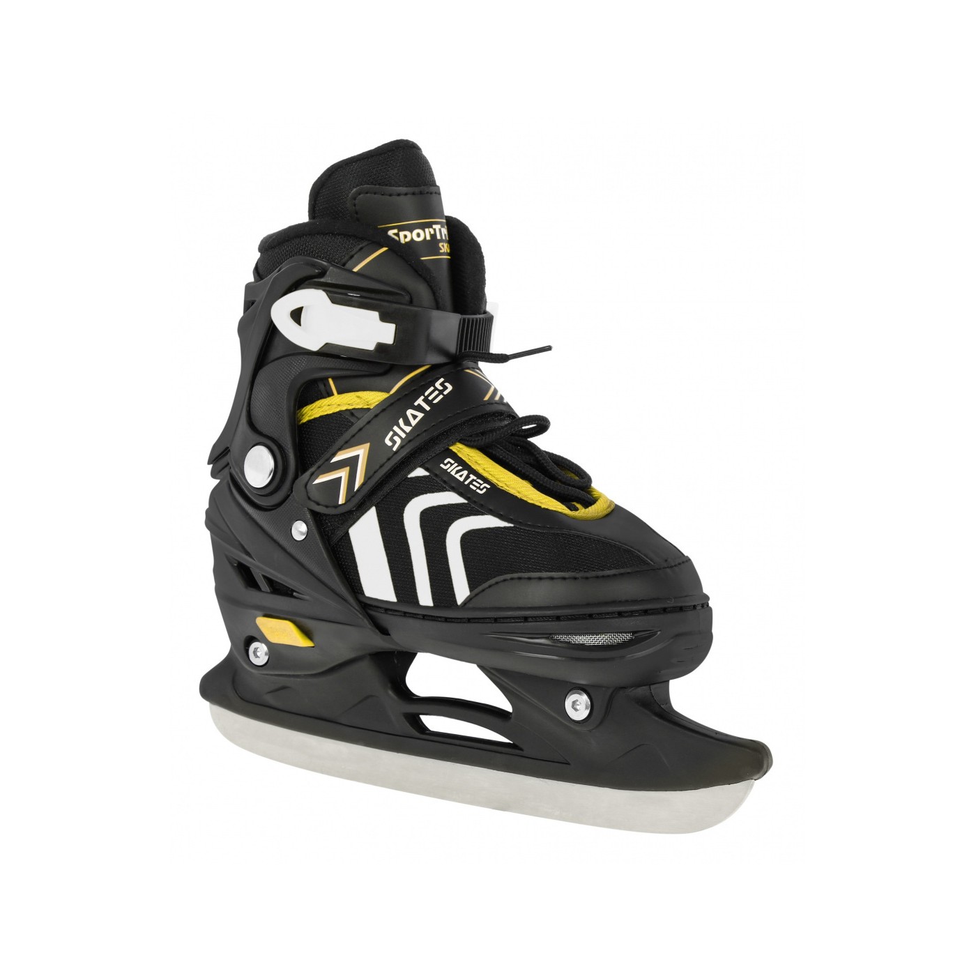 Sada 4v1 Korčule dvojradové korčule pre deti Veľkosť 39-43 Žltý