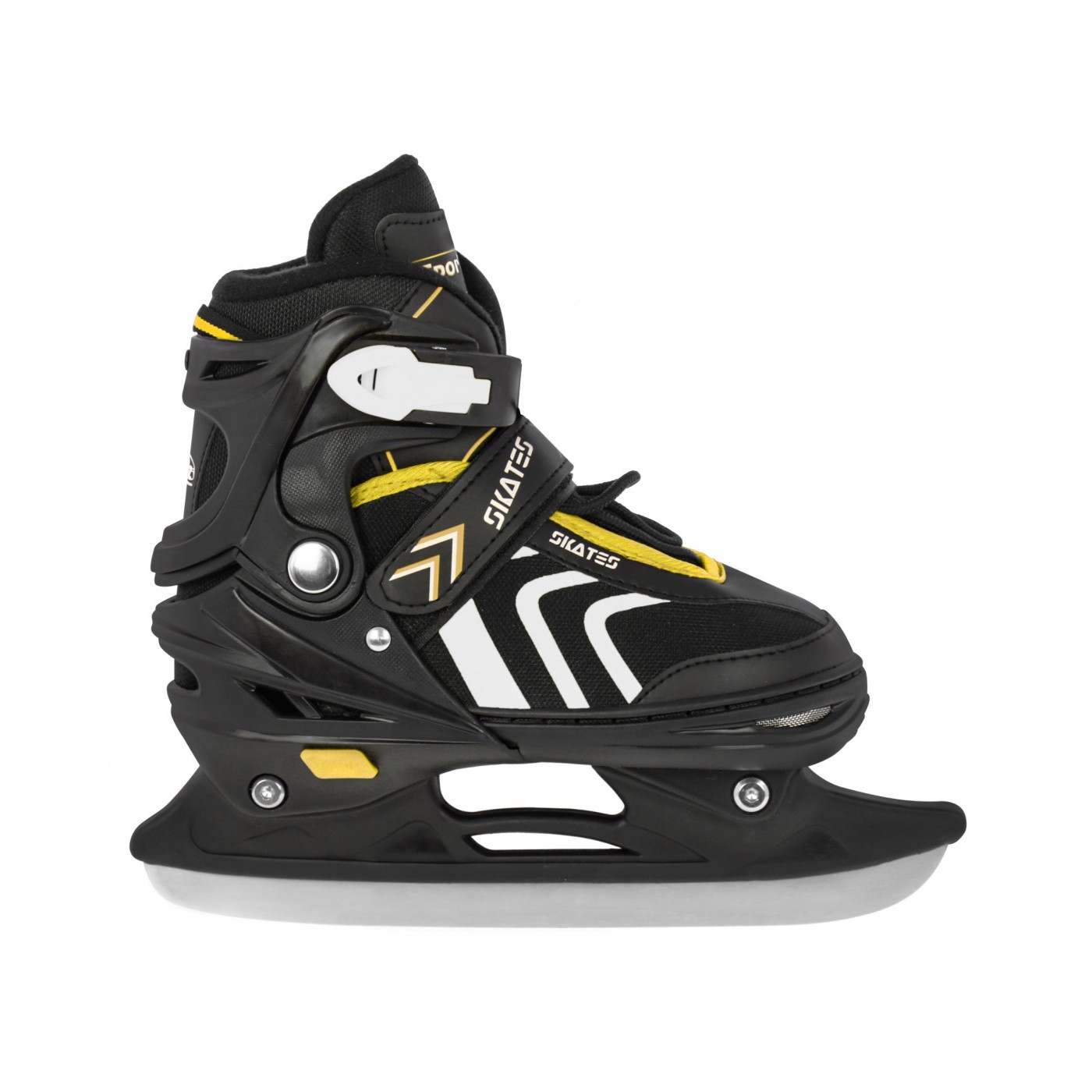 Sada 4v1 Korčule dvojradové korčule pre deti Veľkosť 39-43 Žltý