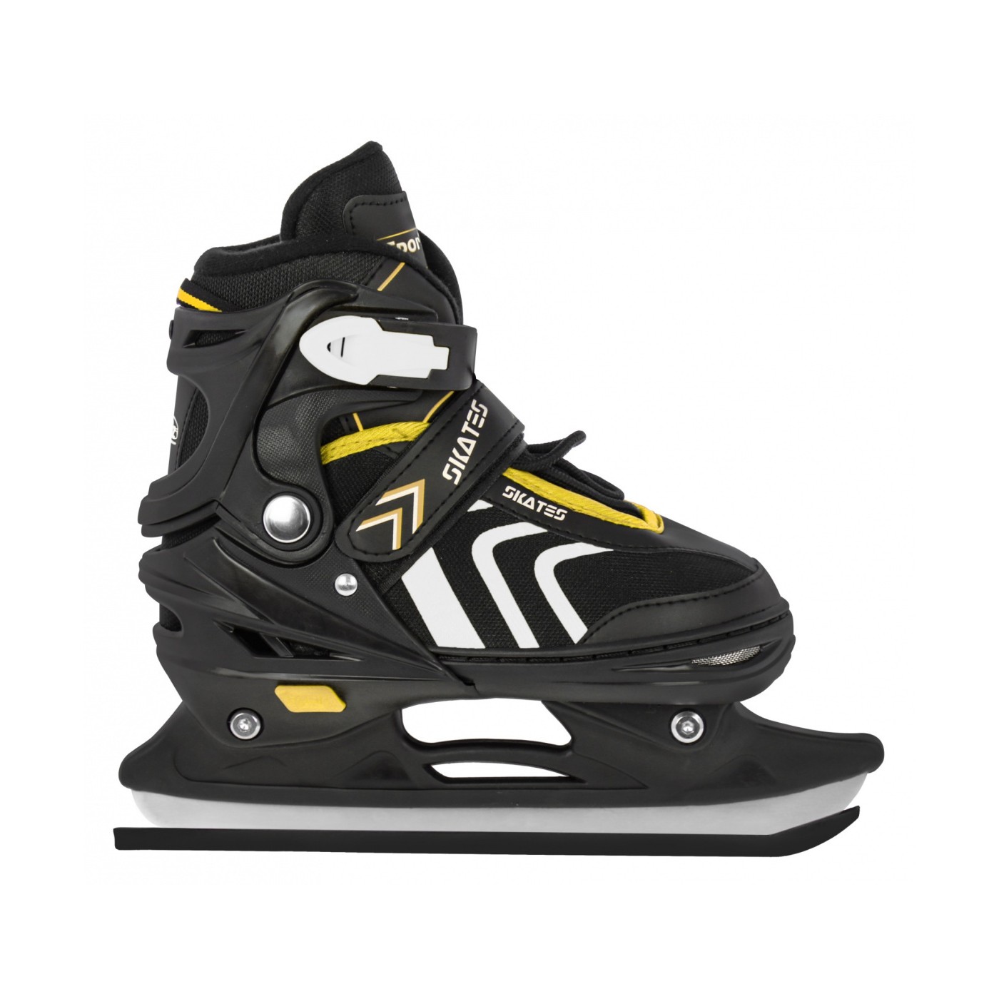 Sada 4v1 Korčule dvojradové korčule pre deti Veľkosť 39-43 Žltý