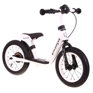 Bežecký bicykel SporTrike Balancer pre deti Biely Prvý bicykel na Učenie jazdy