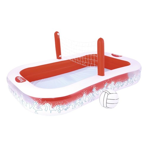 Bazén s volejbalovou sadou Lopta 254 168 97cm BESTWAY