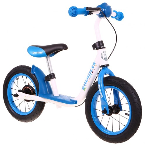 Bežecký bicykel SporTrike Balancer pre deti Modrý Prvý bicykel na Učenie jazdy