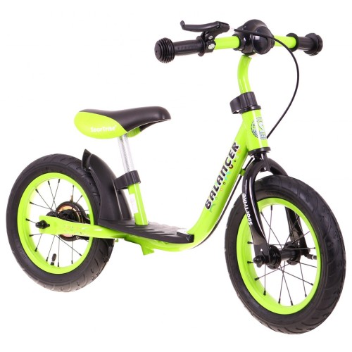 Bežecký bicykel SporTrike Balancer pre deti Zelený Prvý bicykel na Učenie jazdy