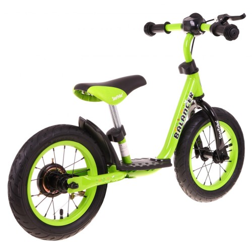 Bežecký bicykel SporTrike Balancer pre deti Zelený Prvý bicykel na Učenie jazdy