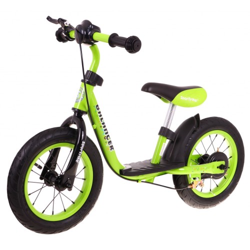 Bežecký bicykel SporTrike Balancer pre deti Zelený Prvý bicykel na Učenie jazdy