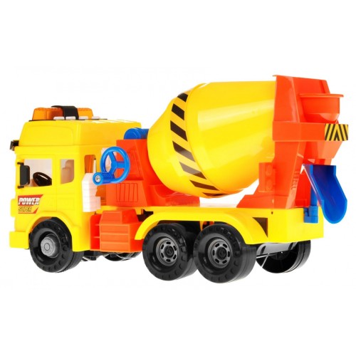 Autíčko domiešavač betónu zvuky