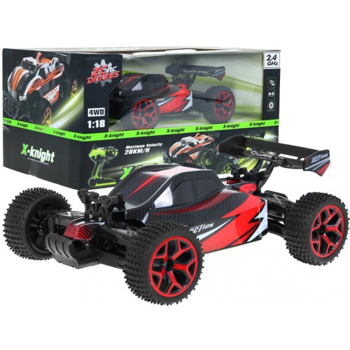 Autíčko BOLID Terénne BUGGY R C červené