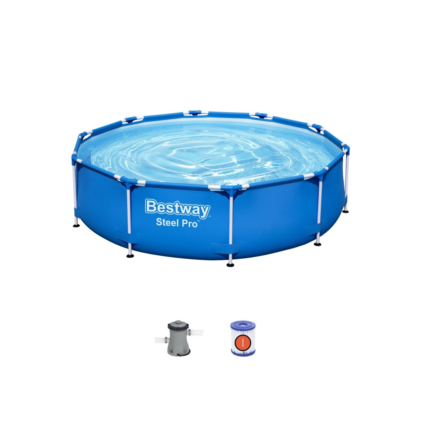 Bazén  rámový Steel Pro 305x76 BESTWAY 3w1 + Čerpadlo + Filter