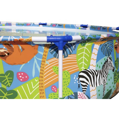 Bazén rámový Steel Pro pre deti Svet Zvierat BESTWAY 305x66cm 10FT