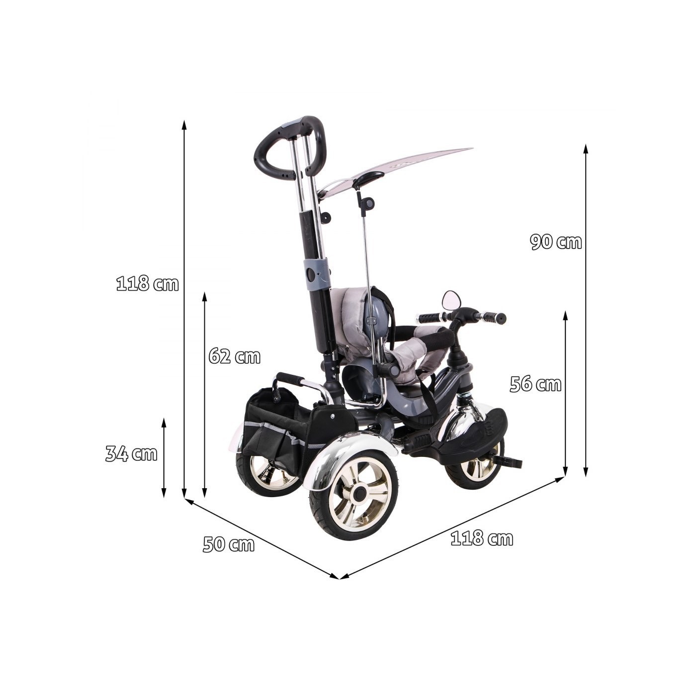 Bicykel Sportrike KR03 AIR Grafit