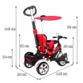 Bicykel SporTrike KR03 EVA Červený