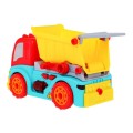 Rozoberateľné Nákladné auto pre deti 3+ Elektrický skrutkovač + Pohon pre sklápačku + Zvuky Svietidlá