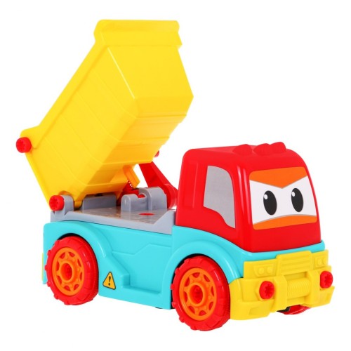 Rozoberateľné Nákladné auto pre deti 3+ Elektrický skrutkovač + Pohon pre sklápačku + Zvuky Svietidlá