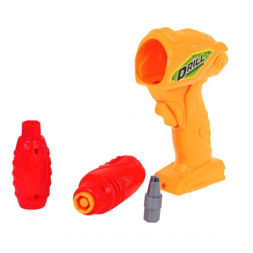 Rozoberateľné Nákladné auto pre deti 3+ Elektrický skrutkovač + Pohon pre sklápačku + Zvuky Svietidlá