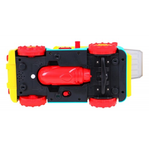 Rozoberateľné Nákladné auto pre deti 3+ Elektrický skrutkovač + Pohon pre sklápačku + Zvuky Svietidlá