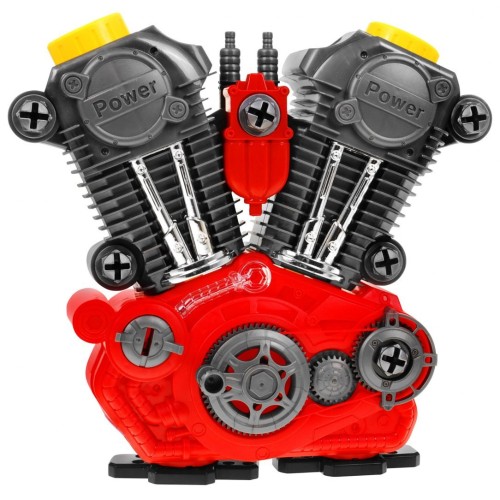 Rozoberateľný Motor auta pre deti 3+ Interaktívne efekty + Pohyblivé časti + Nástroje