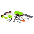 Rozoberateľný Traktor s prívesom pre deti 3+ Skrutkovač + Skrutkovač + Buldozér