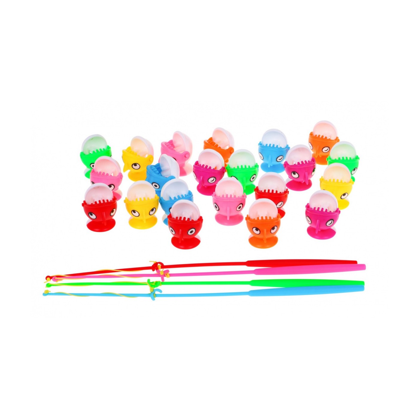 Zručnostná hra Rybárčenie pre deti 3+ ružová + 21 farebných Rybiek + 4 Udice + Doska s 3 rybníkmi